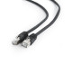 Patch cord Cablexpert FTP, category 6, molded, 50u" plug with latch, 3 m, black