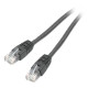 Patch cord Cablexpert UTP, category 6, molded, 50u" plug with latch, 10 m, black