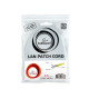 Patch cord Cablexpert UTP, category 6, molded, 50u" plug with strain relief, 3 m, yellow