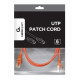 Patch cord Cablexpert UTP, category 6, molded, 50u" plug with latch, 2 m, red