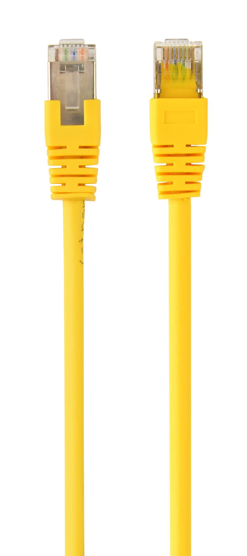 Patch cord Cablexpert FTP, category 6, molded, 50u" plug with latch, 0.5 m, yellow