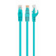 Patch cord Cablexpert UTP, category 6, molded, 50u" plug with latch, 5 m, green