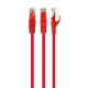 Patch cord Cablexpert UTP, category 6, molded, 50u" plug with latch, 0.5 m, red
