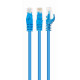 Patch cord Cablexpert UTP, category 6, molded, 50u" plug with latch, 1.5 m, blue