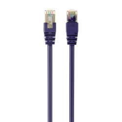 Патч-корд Cablexpert FTP, категория 6, литой, 50u" разъем с фиксатором, 1 м, фиолетовый