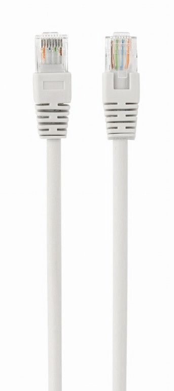 Patch cord Cablexpert FTP, molded, foil shielded, 50u" plug with latch, 0.25m, gray