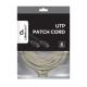 Patch cord Cablexpert UTP, category 6, molded, 50u" plug with latch, 20 m, grey (PP6U-20M)