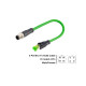 Конектор M12 CAZN CM11-M12-A1-P4D/RJ45-2M