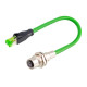 Коннектор M12 CAZN CM07-M12-F-S4D/RJ45-0.5M
