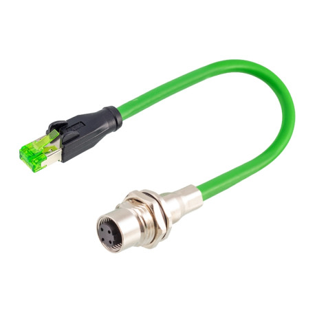 Конектор M12 CAZN CM07-M12-F-S4D/RJ45-0.5M