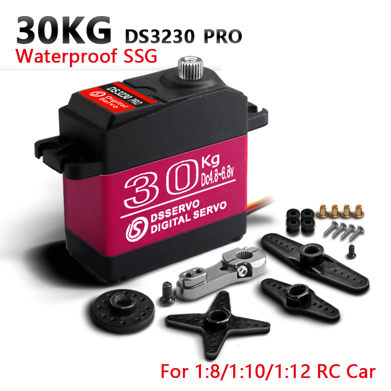 Сервопривід 60г DSServo DS3230 Pro 30кг/0,09сек/6.8В цифровий IP66 (270)