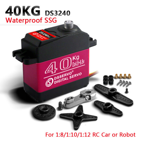 Сервопривод 60г DSServo DS3240 40кг/0,17сек/6.8В цифровой IP66 (270)