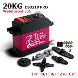 Servo drive 60g DSServo DS3218 Pro 20kg/0.1sec/6.8V digital IP66 (270)