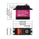 Servo drive 60g DSServo DS3235 35kg/0.09sec/6.8V digital IP66 (270)