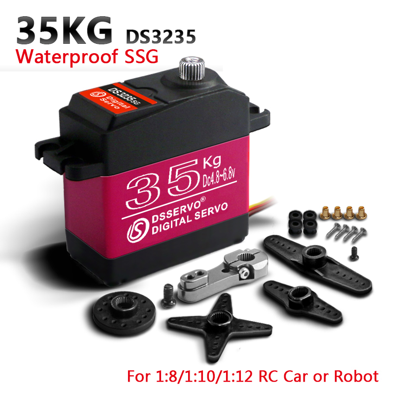 Сервопривод 60г DSServo DS3235 35кг/0,09сек/6.8В цифровой IP66 (270)