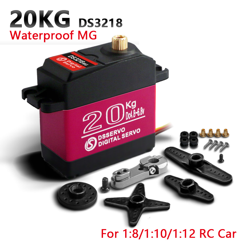 Servo drive 60g DSServo DS3218 20kg/0.14sec/6.8V digital IP66 (270)