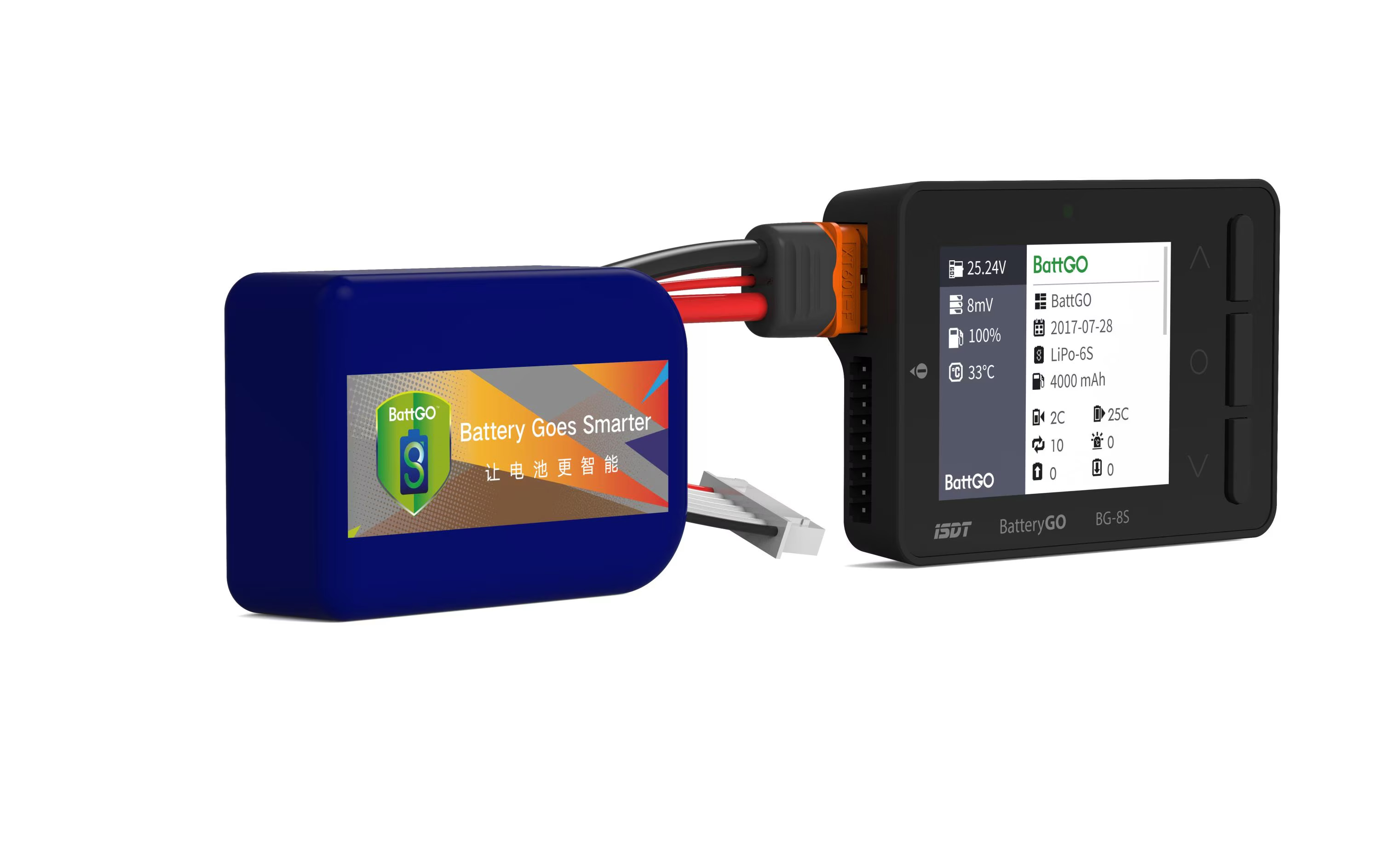 Tester for batteries iSDT BG-8S Battery Meter