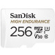 SanDisk High Endurance MicroSDXC 256GB V30 U3 R100/W40MB/s Memory Card