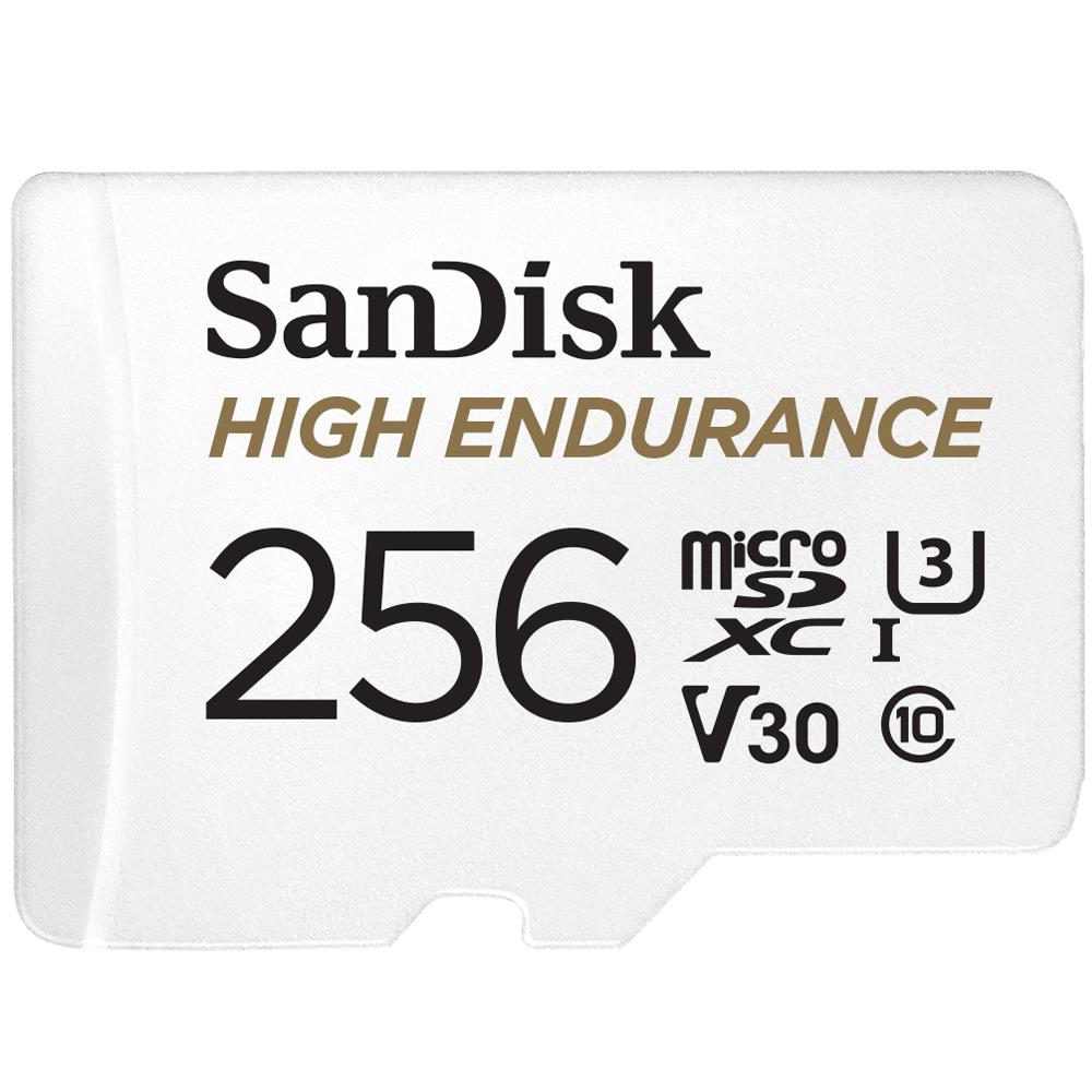 Карта пам’яті SanDisk High Endurance MicroSDXC 256GB V30 U3 R100/W40MB/s