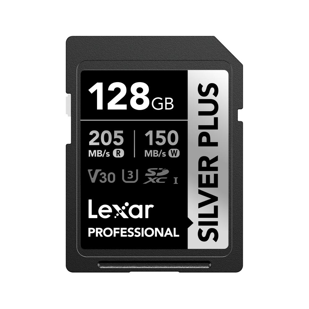 Memory card Lexar Professional SILVER PLUS SDXC 128GB UHS-I V30 U3 R205/W150MB/s