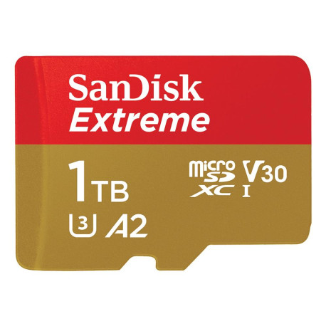 SanDisk Extreme A2 microSD memory card 1TB C10 UHS-I U3 V30 R190/W130MB/s