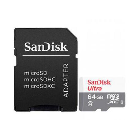 SanDisk Ultra A1 MicroSDXC 64GB UHS-I R100MB/s Memory Card