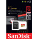 Карта пам'яті SanDisk Extreme A1 microSDHC 32GB C10 UHS-I U3 V30 R100/W60MB/s + SD адаптер