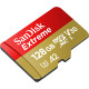 Карта памяти SanDisk Extreme A2 microSDXC 128GB UHS-I V30 C10 U3 R160/W90MB + SD адаптер