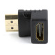 Переходник угловой A-HDMI90-FML, HDMI разъем, 90 градусов