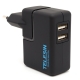 Wall charger Telesin with 2 USB ports