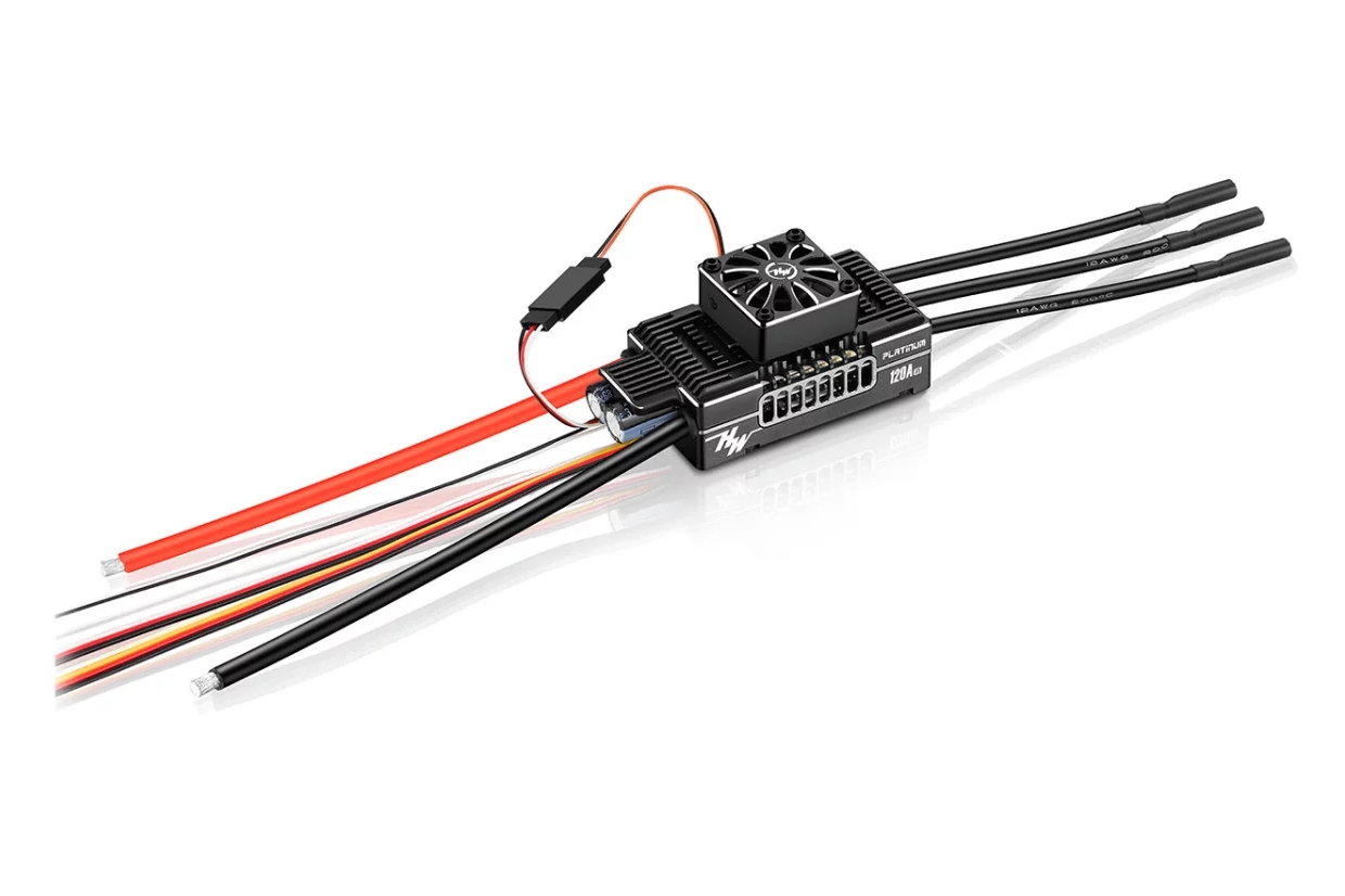 HOBBYWING PLATINUM V5 120A 3-8S ESC for RC aircraft
