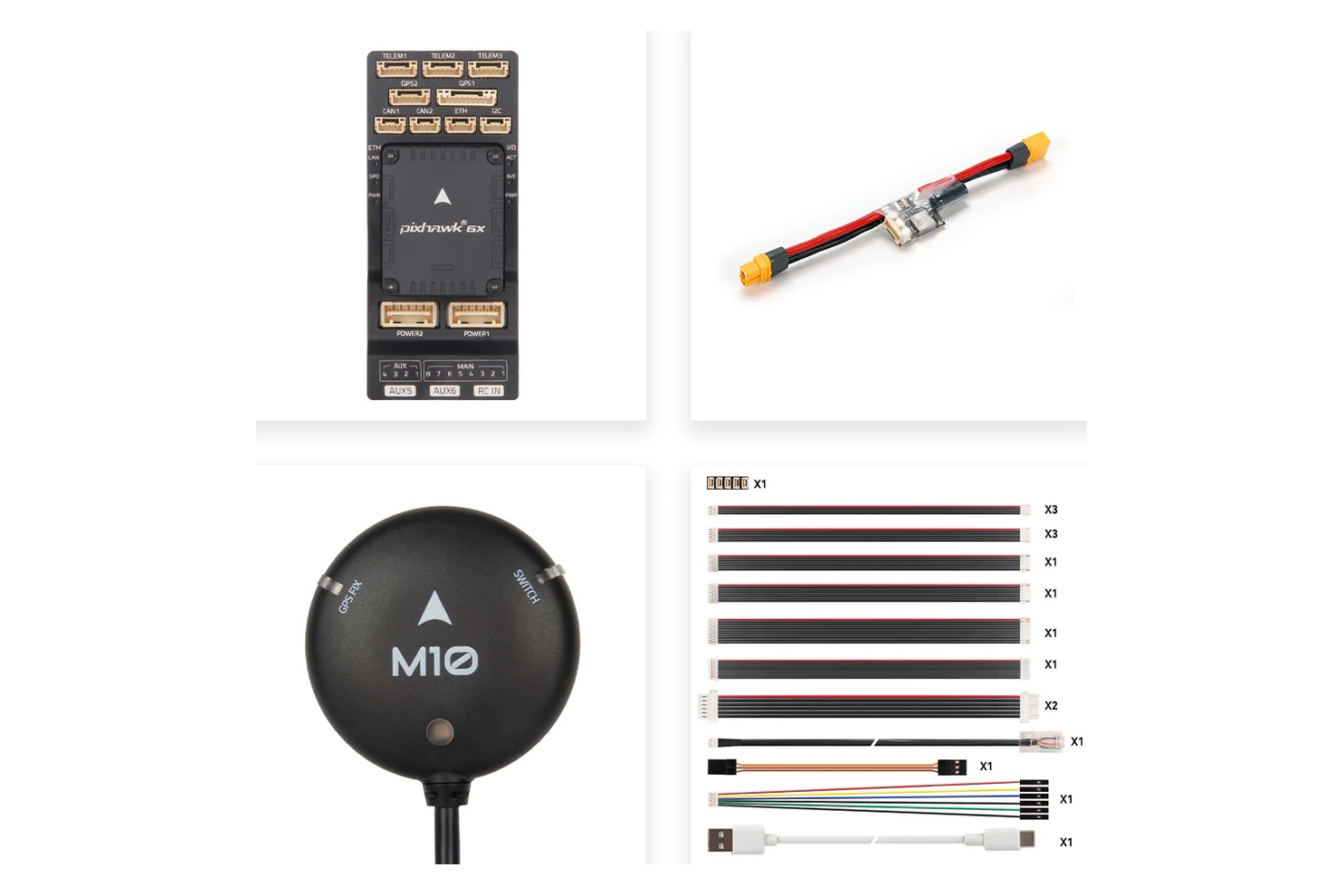 Flight controller Holybro Pixhawk 6X Standard Set v2A+M10