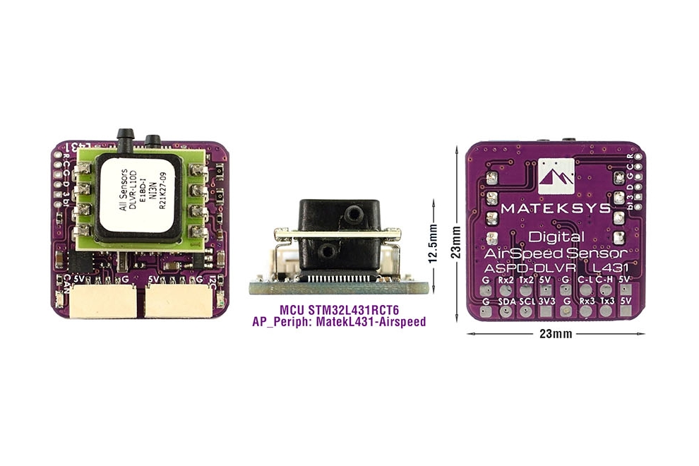 Датчик повітряної швидкості Matek ASPD-DLVR-L10D L431