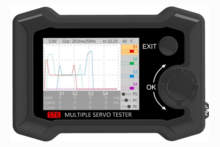Servo tester ToolkitRC ST8