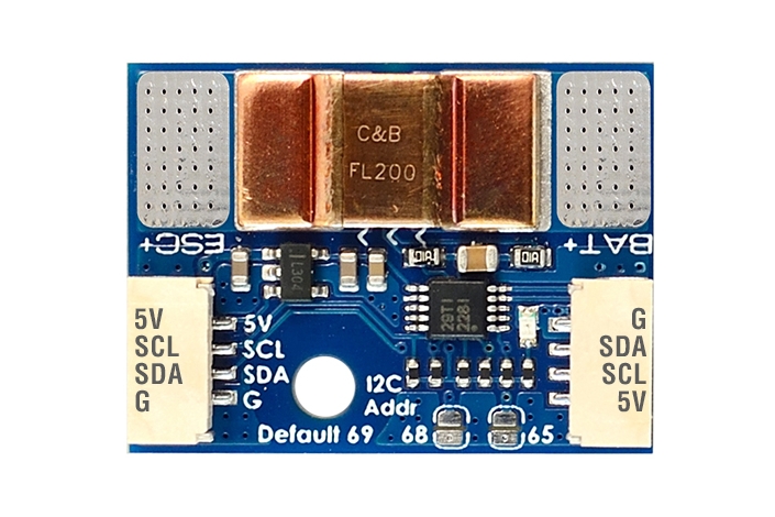 Датчик тока и напряжения Matek I2C-INA-BM 204A 85V I2C