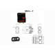50 pcs - QS8-S+ Female Sparkless Connector (Black)