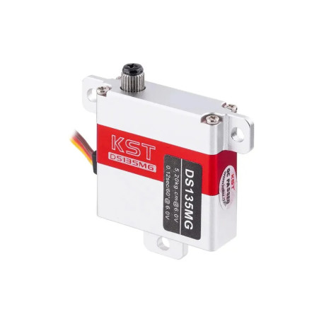 Servo drive for gliders 23g KST DS135MG 5.2kg/0.12sec/6.0V digital.