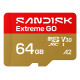 Карта пам'яті SanDisk Extreme GO A2 microSD 64GB C10 UHS-I U3 V30 R170/W80MB/s