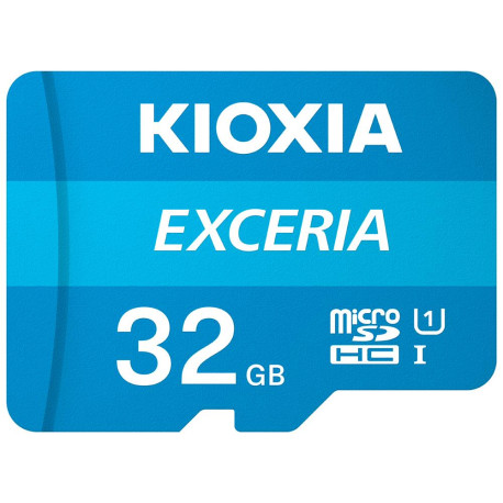 Карта памяти KIOXIA EXCERIA microSD 32GB C10 UHS-I U1 R100MB/s
