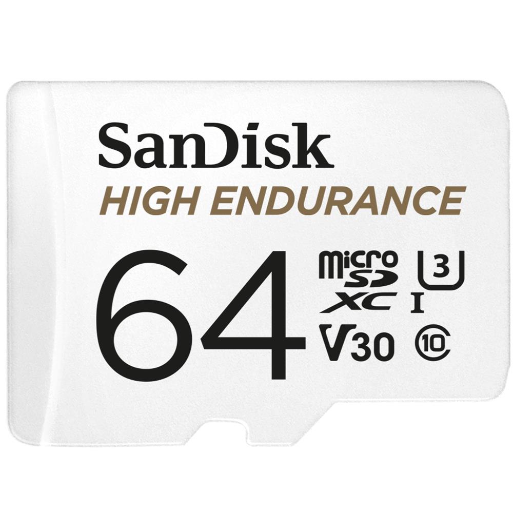 Карта пам’яті SanDisk High Endurance MicroSDXC 64GB V30 U3 R100/W40MB/s