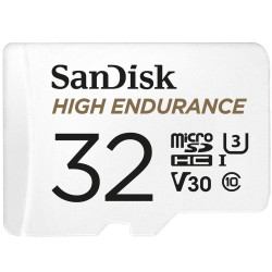 SanDisk High Endurance MicroSDXC 32GB V30 U3 R100/W40MB/s Memory Card