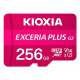Memory card KIOXIA EXCERIA PLUS G2 A1 microSD 256GB C10 UHS-I U3 V30 R100/W90MB/s