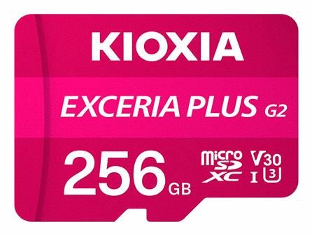 Карта пам'яті KIOXIA EXCERIA PLUS G2 A1 microSD 256GB C10 UHS-I U3 V30 R100/W90MB/s