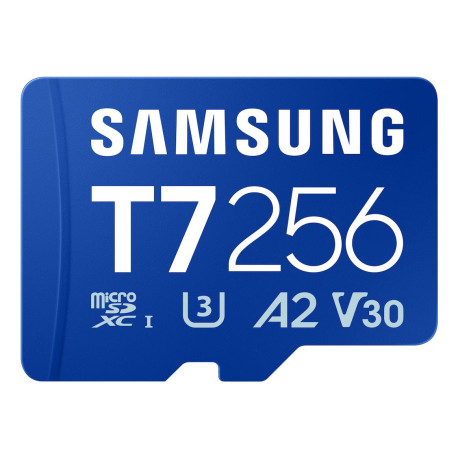 Карта пам’яті Samsung T7 A2 MicroSDXC 256GB UHS-I V30 U3 R170/W130MB/s