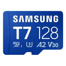 Карта пам’яті Samsung T7 A2 MicroSDXC 128GB UHS-I V30 U3 R170/W130MB/s