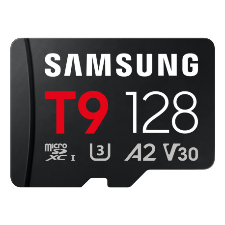 Samsung T9 A2 MicroSDXC 128GB UHS-I V30 U3 R200/W130MB/s Memory Card