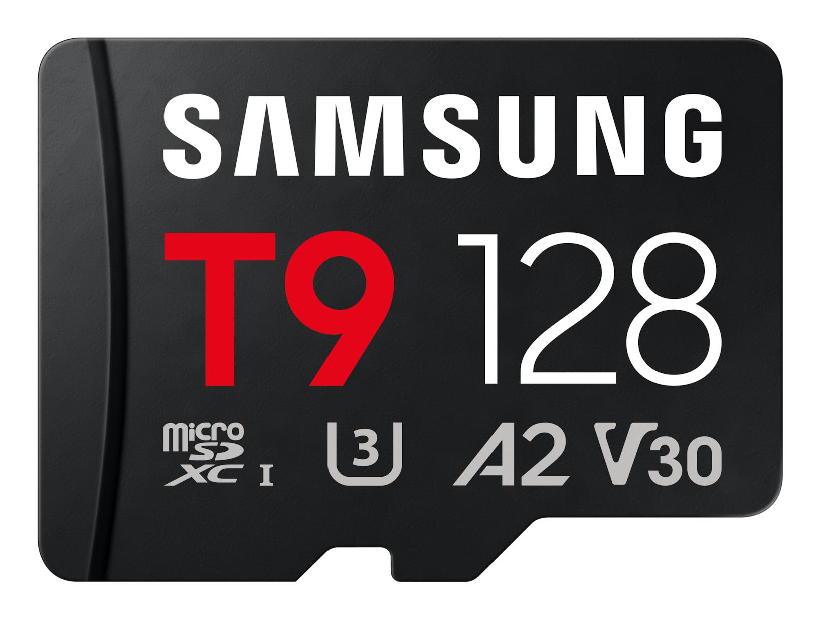 Samsung T9 A2 MicroSDXC 128GB UHS-I V30 U3 R200/W130MB/s Memory Card