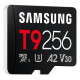 SAMSUNG MICRO SDXC T9 256GB memory card, U3, V30, A2 up to 200 MB/s.