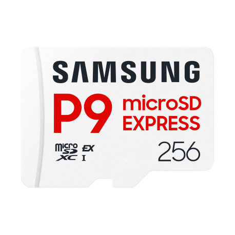 Samsung P9 EXPRESS A1 MicroSDXC 256GB UHS-I V30 U3 R800MB/s Memory Card