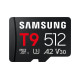 Карта пам’яті Samsung T9 A2 MicroSDXC 512GB UHS-I V30 U3 R200/W130MB/s